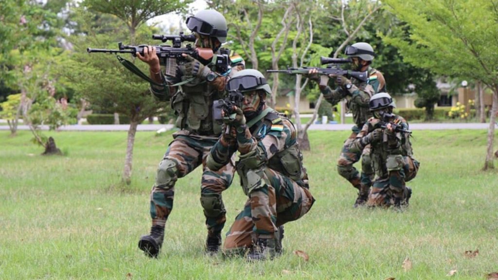 Indian Army troops