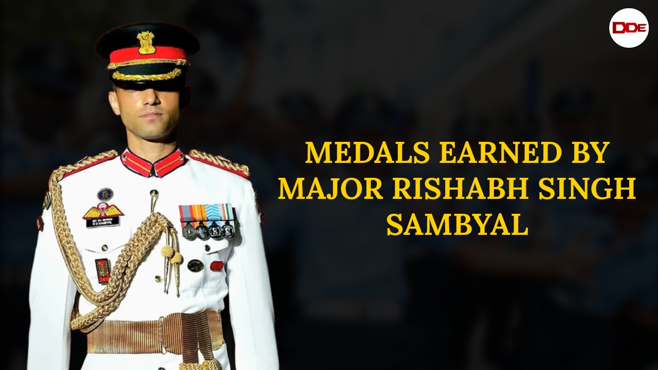 Medals and Badges of Major Rishabh Singh Sambyal