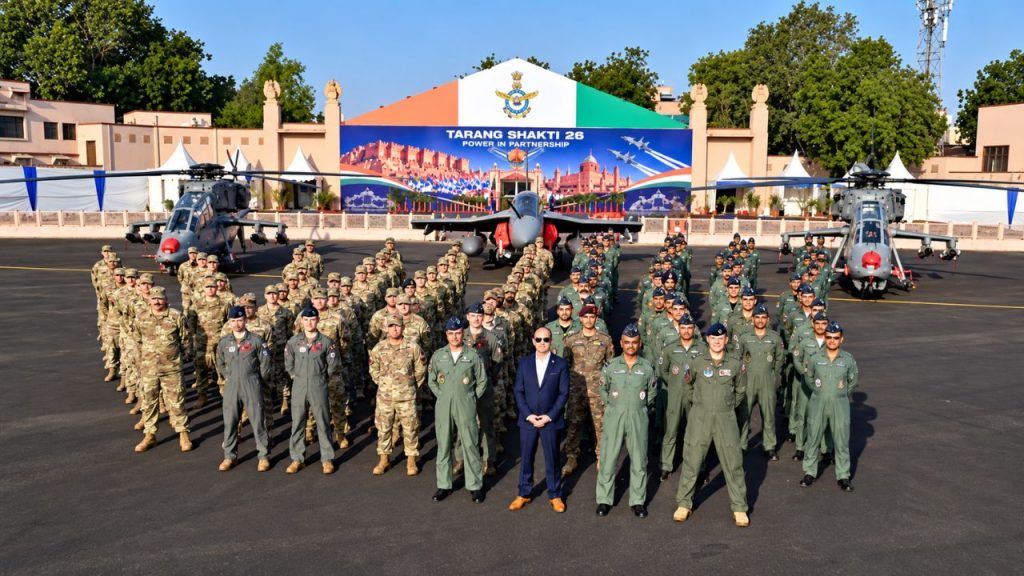 Exercise Tarang Shakti 2026 participating personnel