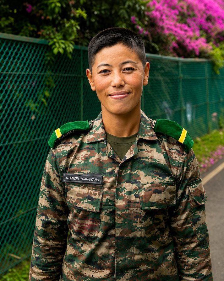 officer cadet stanzin tsangyang