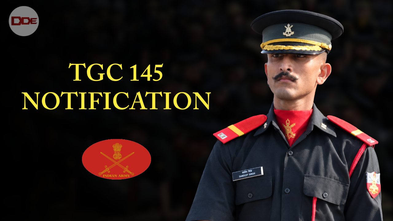 tgc 145 notification indian army