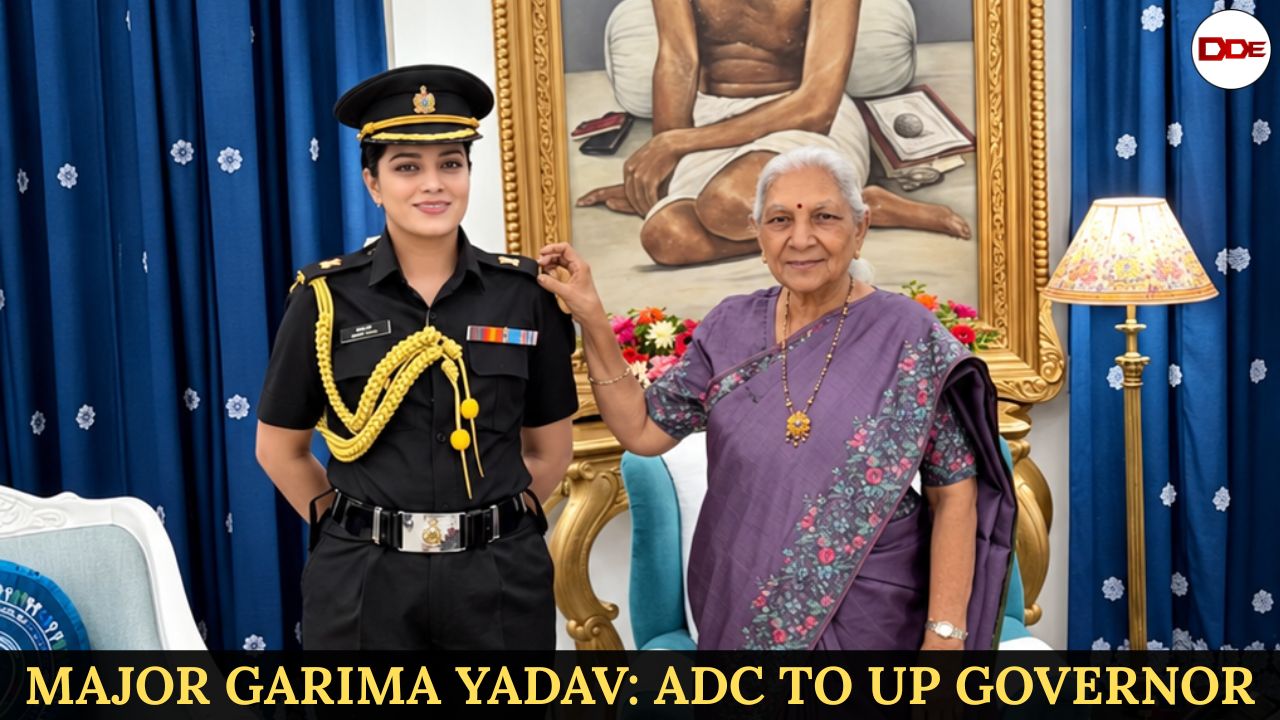 Major Garima Yadav becomes ADC to UP Governor