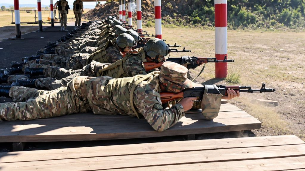 Weapons training